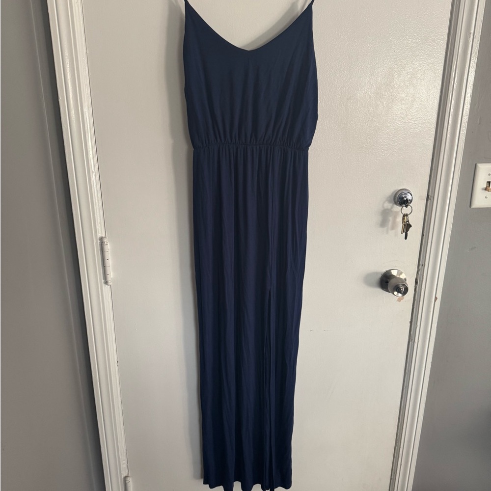 Lulu's Deep Blue Maxi Dress